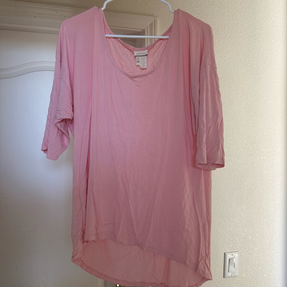 Matilda Jane Pink Asymmetrical Blouse
